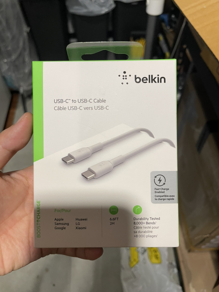 벨킨 부스트업 USB C to C타입 고속 충전케이블 CAB003bt