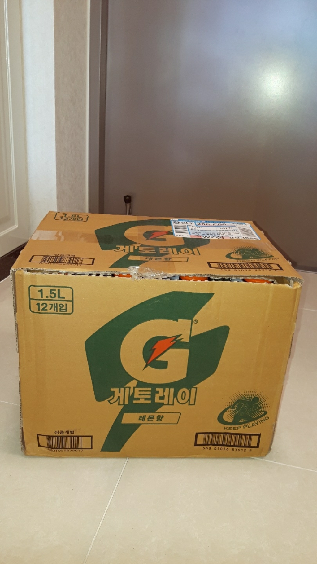 게토레이 레몬 15L 12개 리뷰후기
