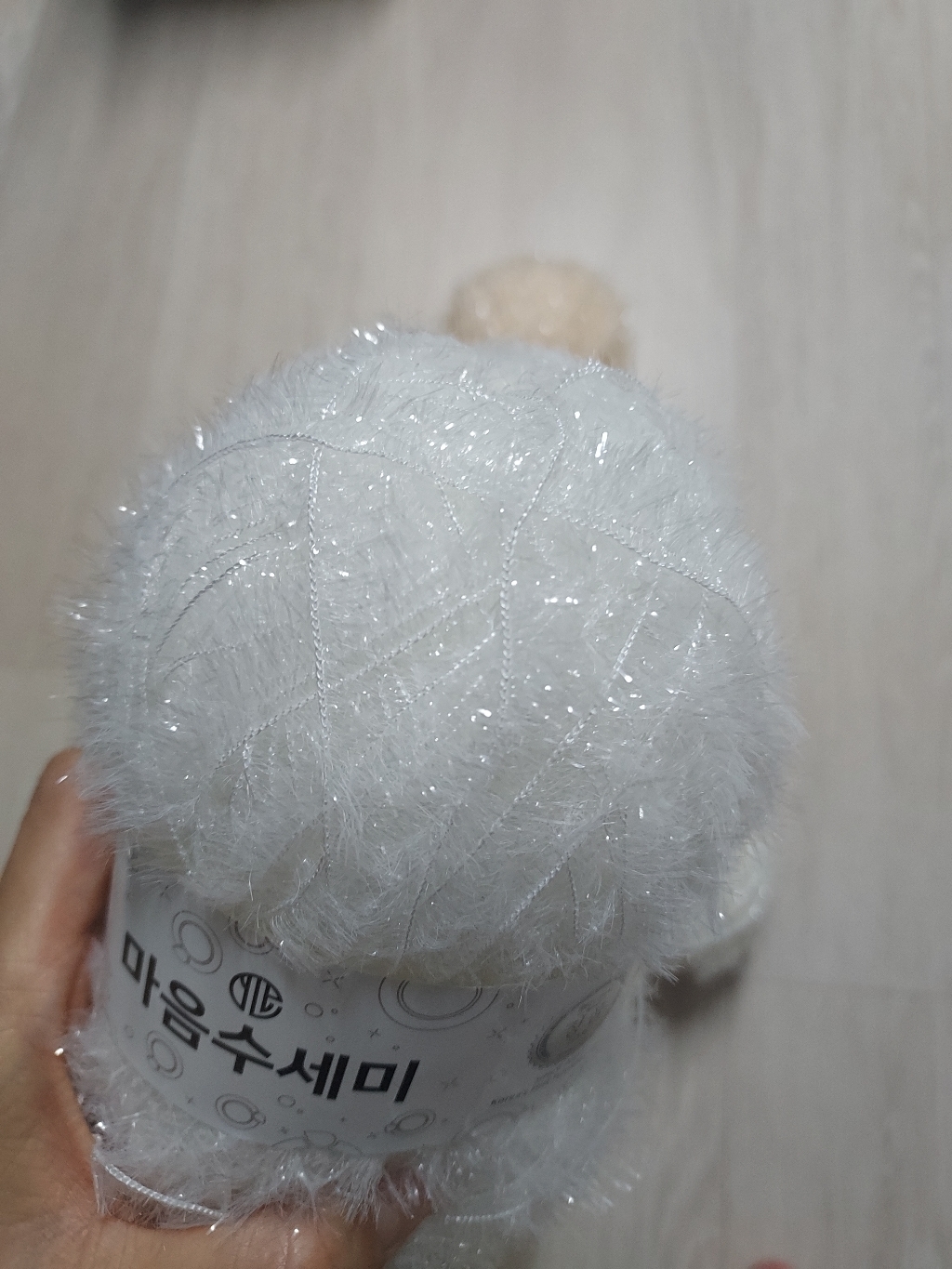 브랜드얀 마음 수세미 뜨개실