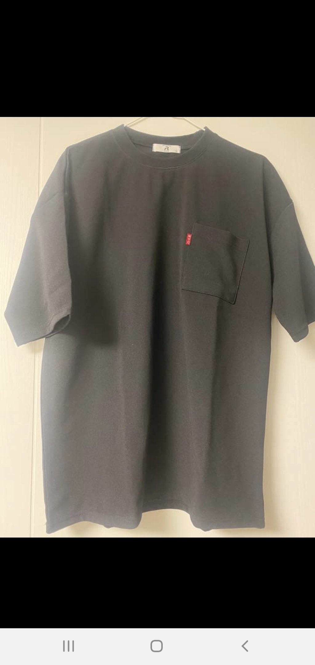더베이직샵 링클프리 포켓 라운드 오버핏 무지 반팔 티셔츠 5컬러