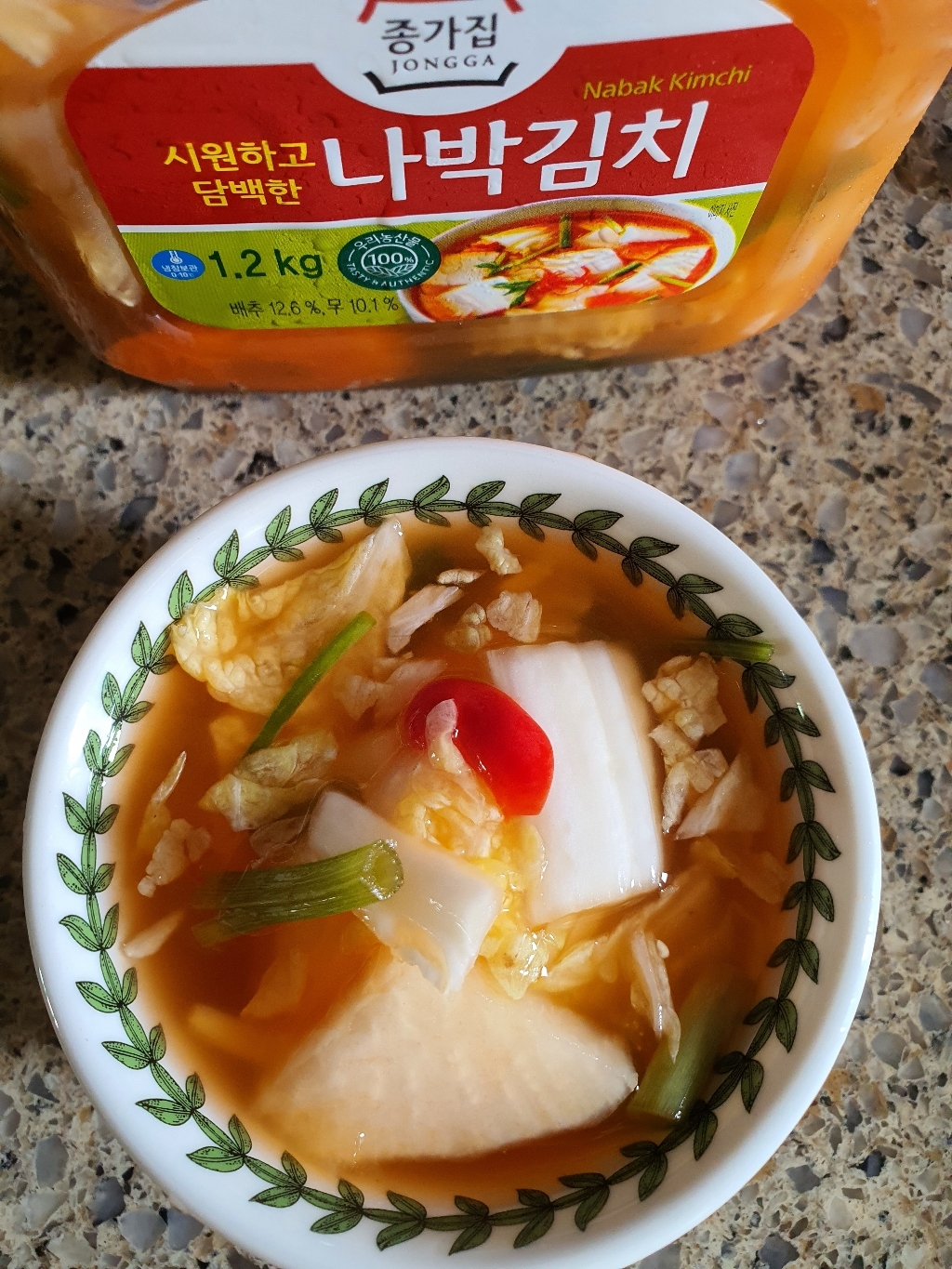 종가 담백한 나박김치 리뷰후기