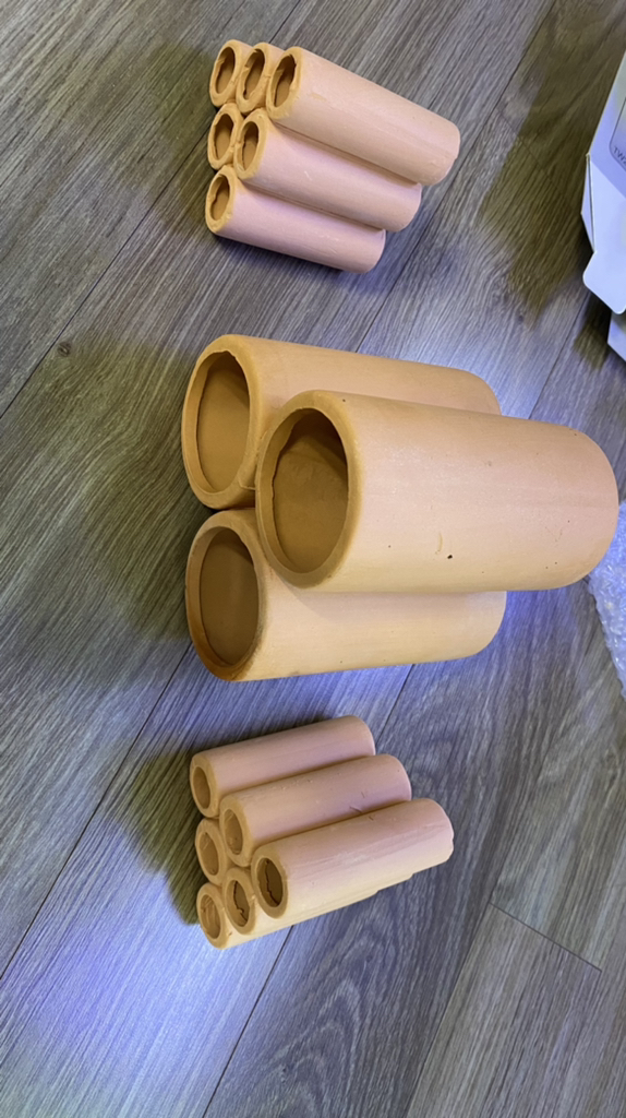 코코넷 열대어 산란상 6구 황토색