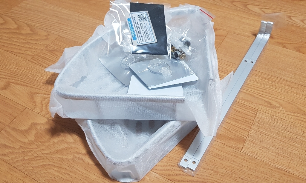 브리사 접착식 2단 욕실 코너 선반 리뷰후기