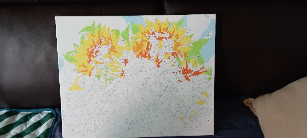 아디코 DIY 페인팅 해바라기의 기상 H20 5040