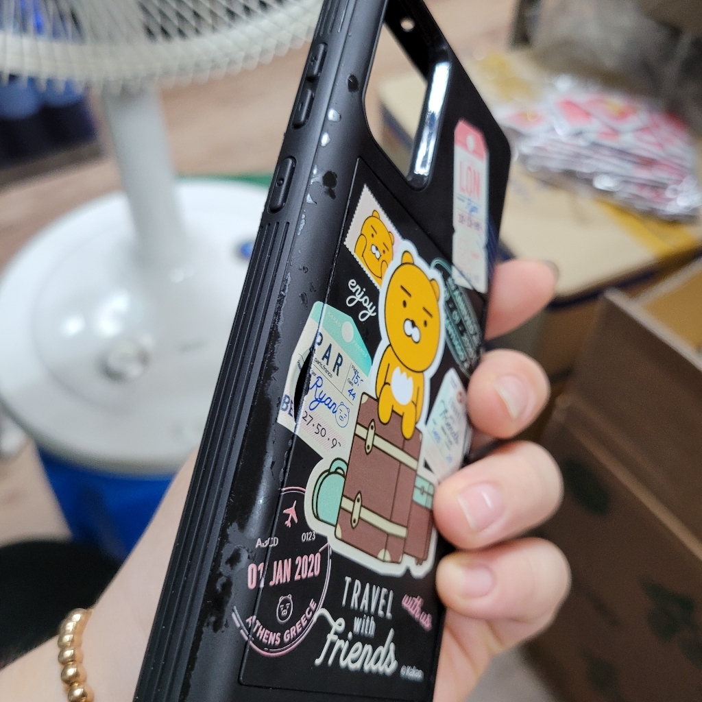 카카오프렌즈 트래블 오픈카드 휴대폰 케이스