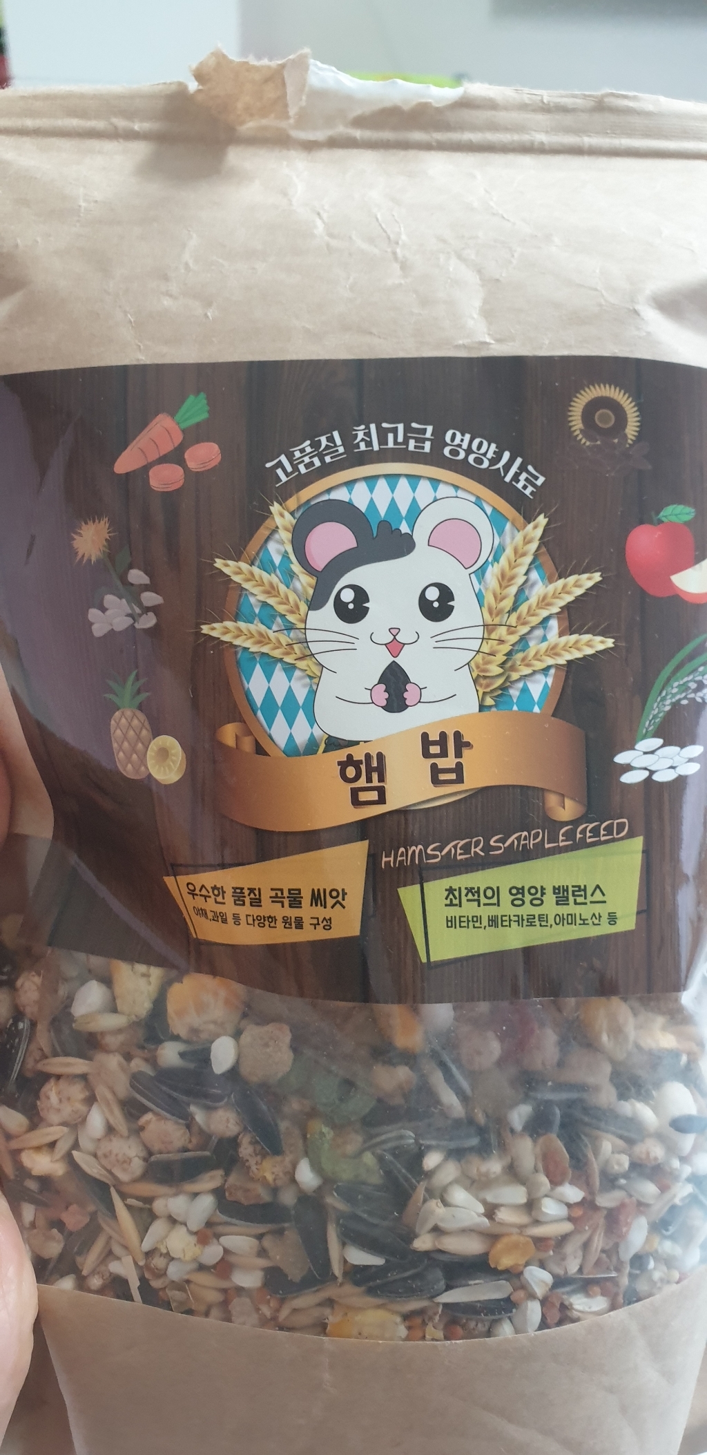 피에스피 프리미엄 햄밥 햄스터사료 일본수출 레시피 햄스터 사료 리뷰후기