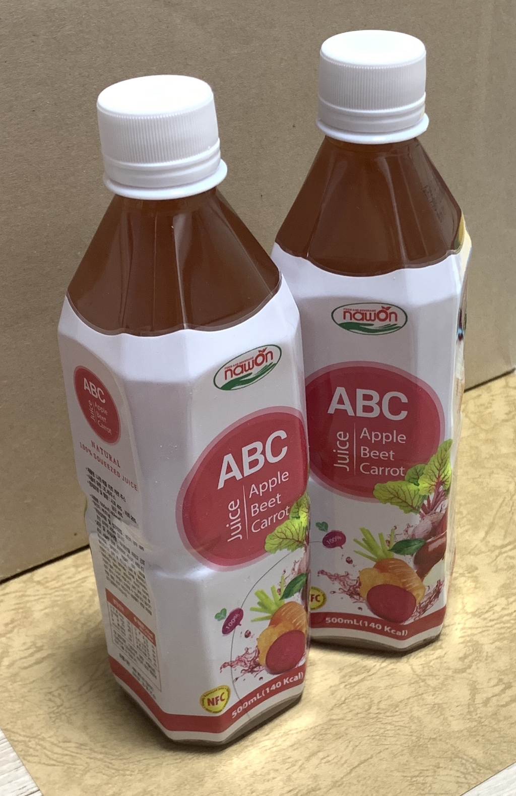 나원 ABC 착즙 원액 주스 500ML 리뷰후기