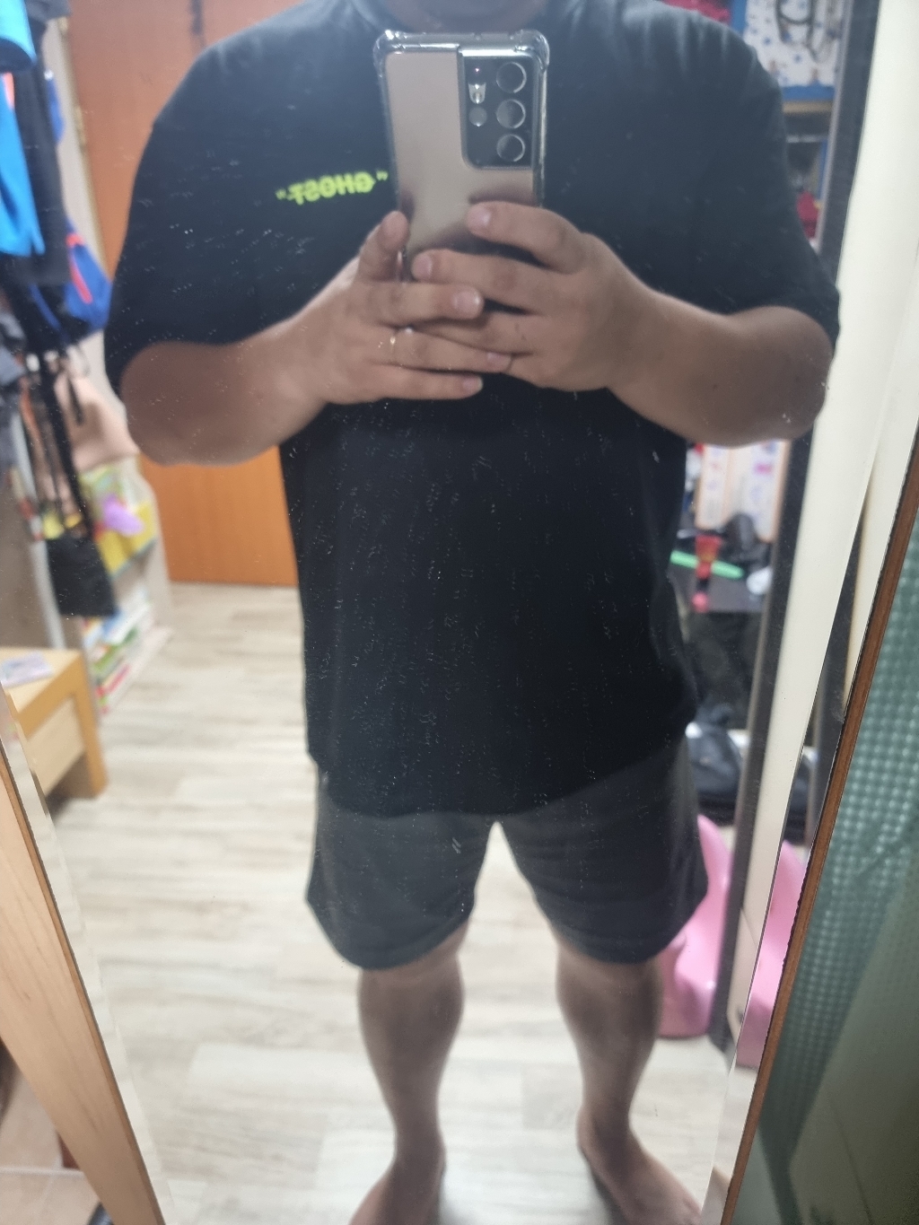 고스트리퍼블릭 남성용 네온 팜 아트워크 오버핏 반팔티셔츠 GT-3167 리뷰후기