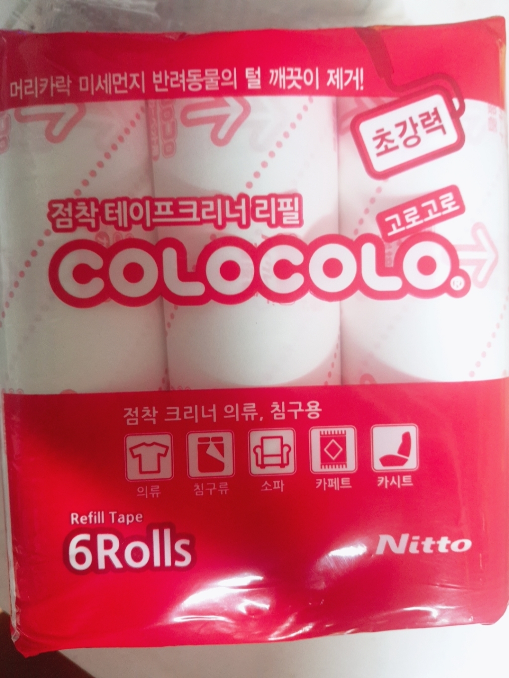 고로고로 초강력 테이프클리너 리필 6개입