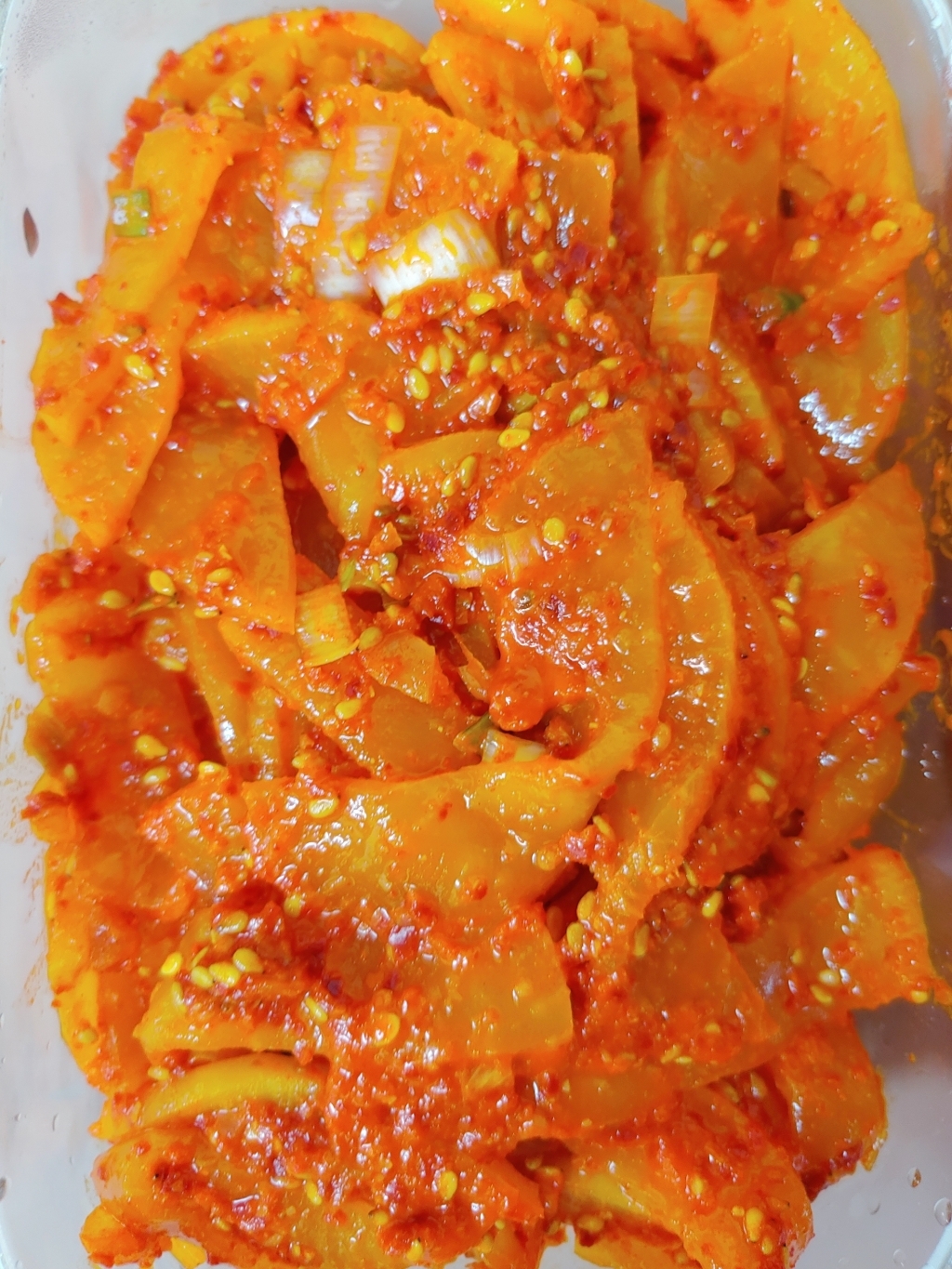 일가집 반달 맛사각단무지 리뷰후기