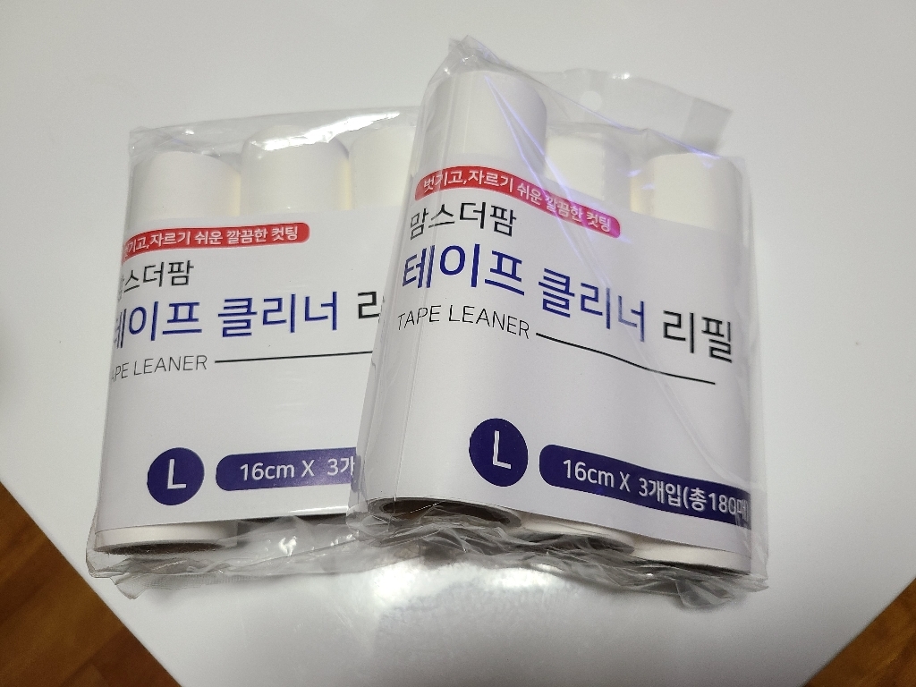 맘스더팜 테이프크리너 리필 60매3개입 테이프클리너