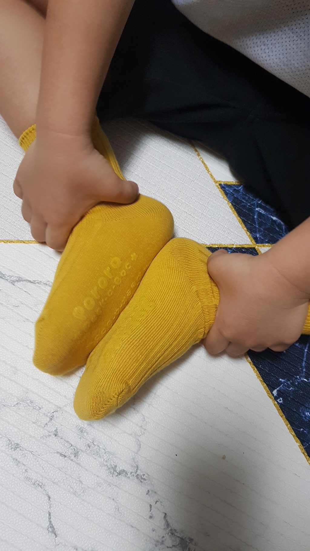 뽀로로 골지 아동 장목 양말 5족세트 미끄럼방지 3세 4세 5세 6세