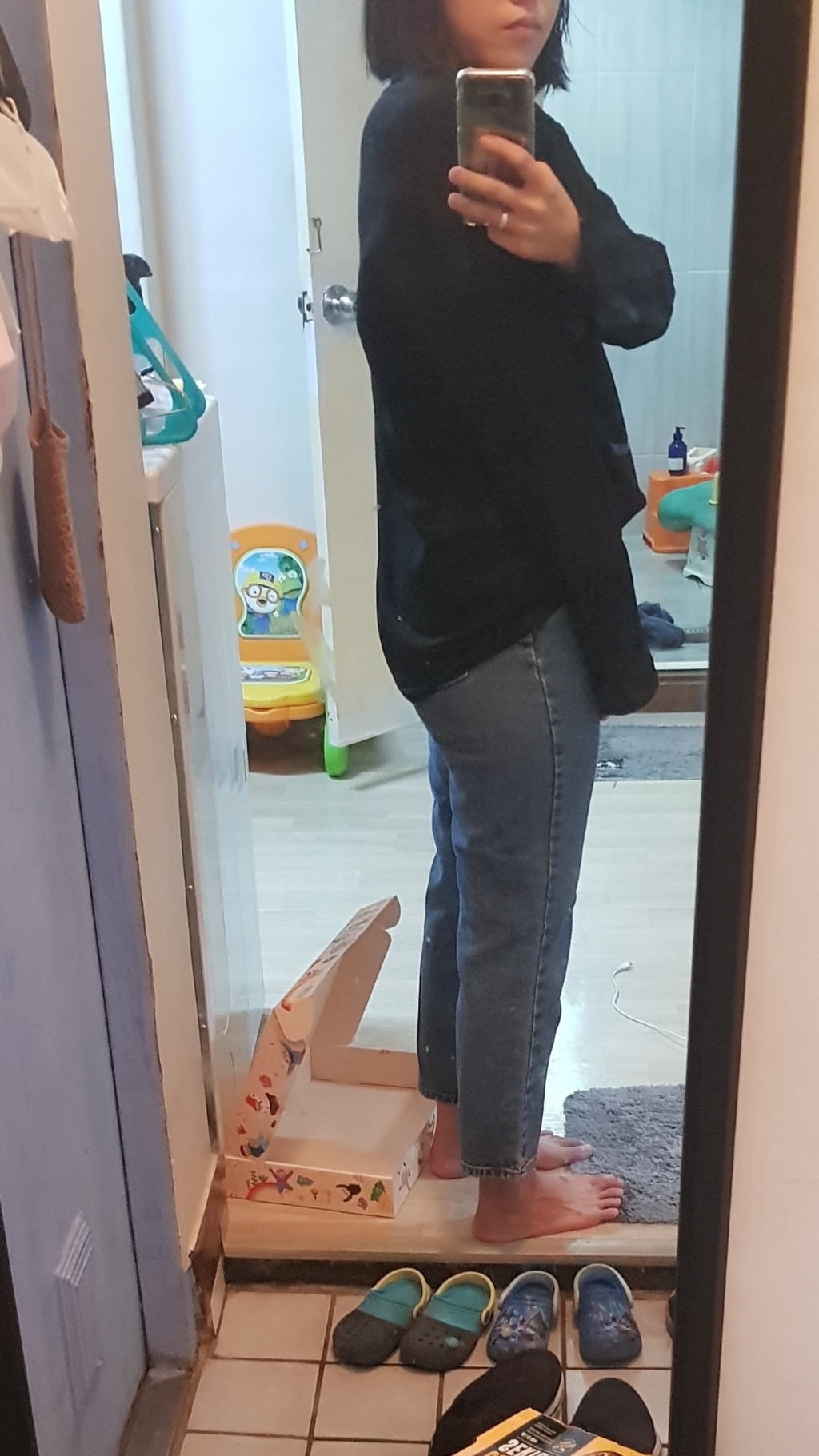 로지 해피트리 여성 긴팔 면티셔츠