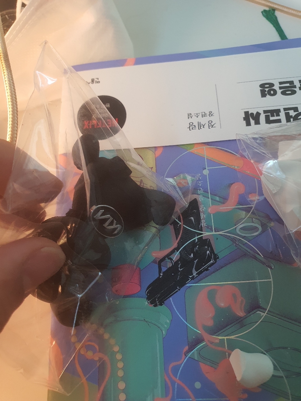 라띠크제이 엠블럼 베어 차량용 방향제 기아 블랙 화이트 리필 베이비파우더