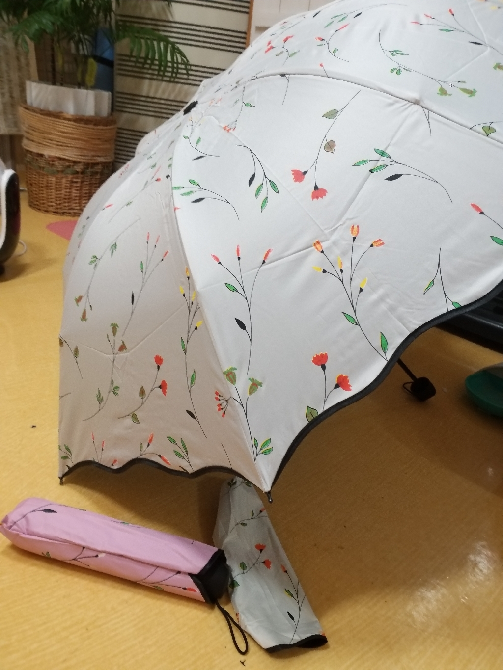 리빙스튜디오 플라워 암막양산 자외선차단 우양산 리뷰후기