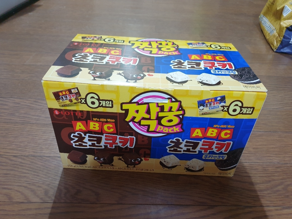 롯데제과 ABC 초코쿠키 짝꿍