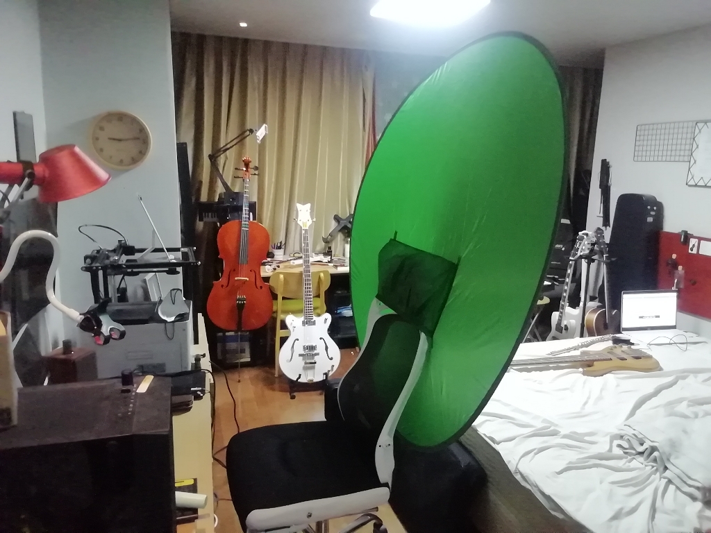 [국내배송] 크로마키 스크린 원터치 그린 블루 영상촬영 미니 홈 스튜디오 유투브촬영용 게임방송
