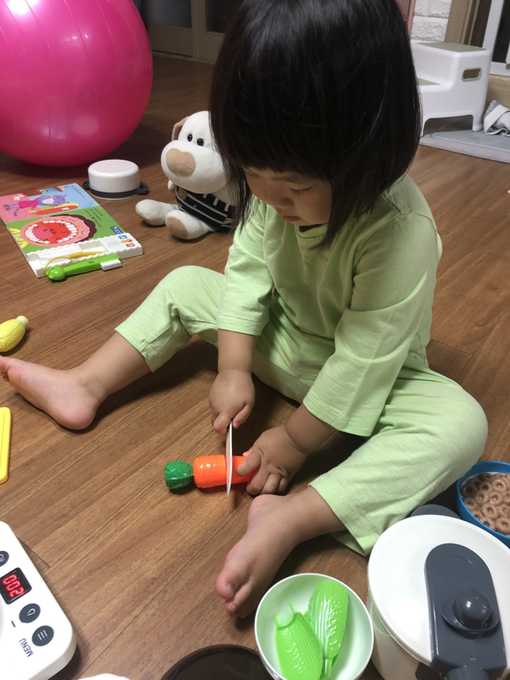 해피플레이 유아소꿉놀이 주방놀이세트 디럭스 리뷰후기