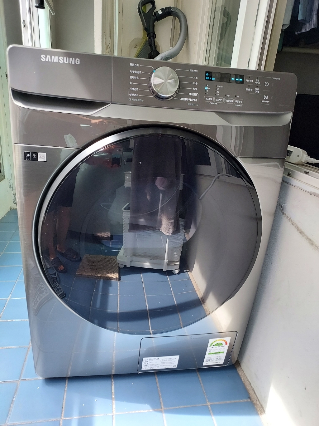 삼성전자 그랑데 건조기 이녹스 DV16T8520B 방문설치