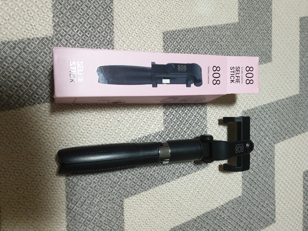 808 2in1 멀티 셀카봉 삼각대 일체형 블랙 블루투스 리모컨 리뷰후기