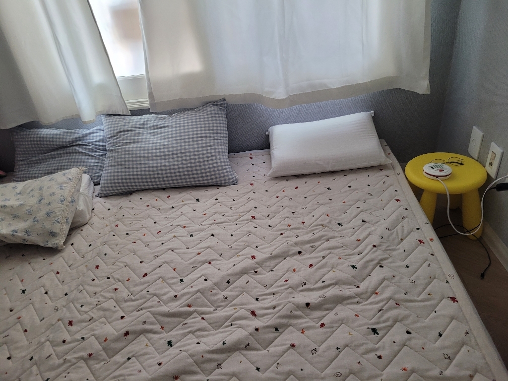 굿몽 고정밴딩 패밀리 침대 패드 리뷰 후기