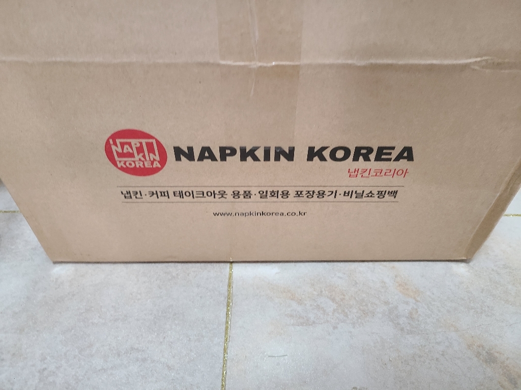 냅킨코리아 크라프트 쇼핑백