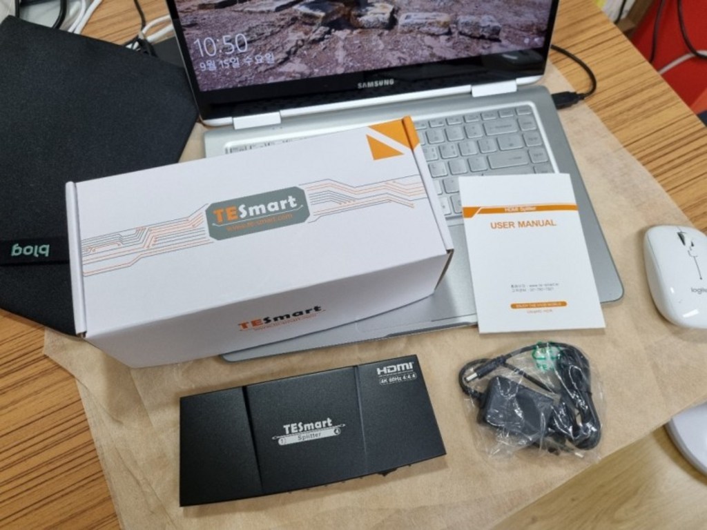 티이스마트 HDI 20 4K 60Hz 4포트 분배기