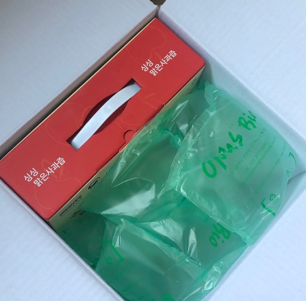 싱싱 맑은 사과즙 리뷰 후기