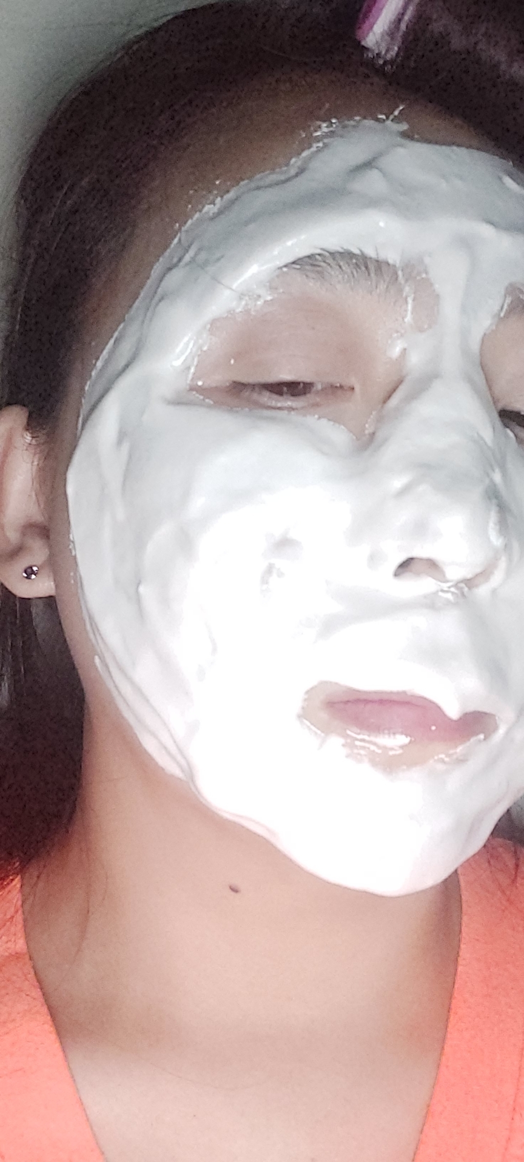 퀸즈 비타민C 모델링 마스크