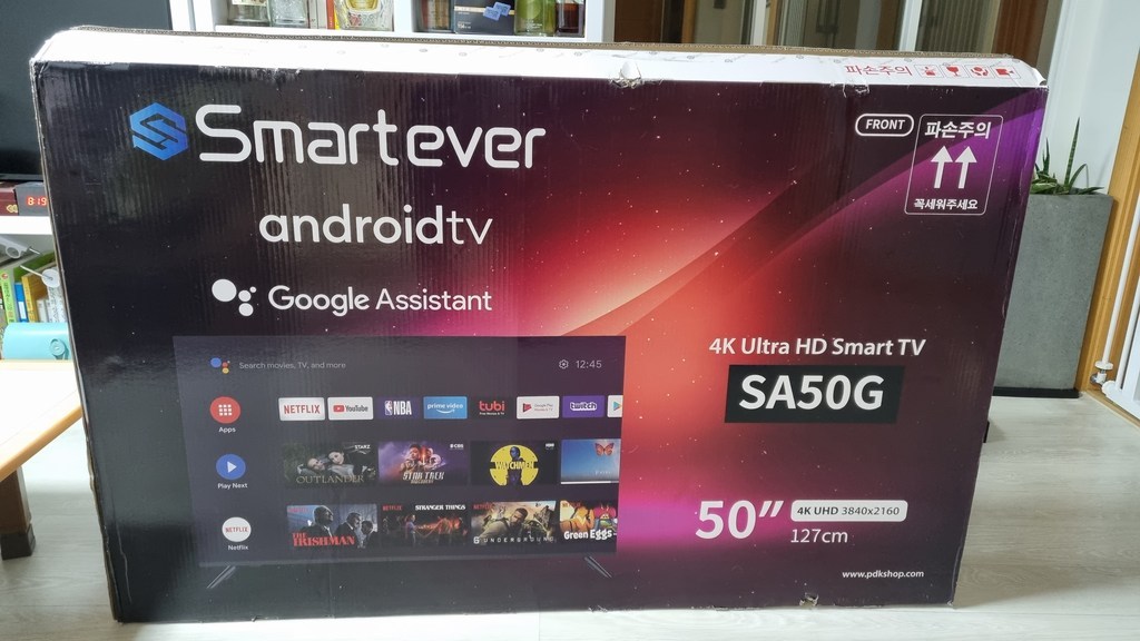 스마트에버 안드로이드 4K UHD 스마트 TV SA