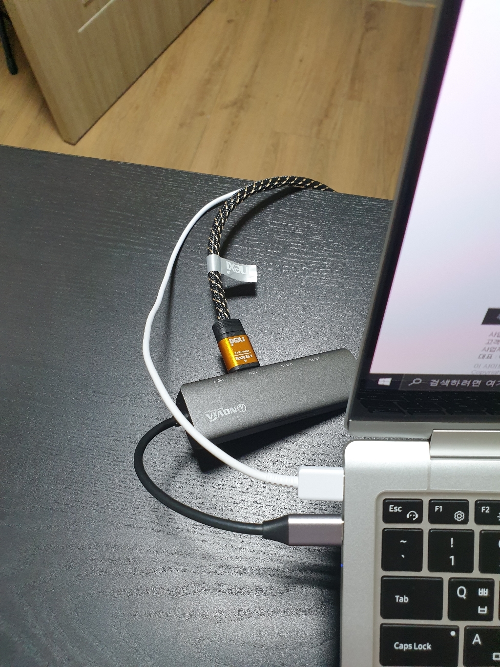 아이노비아 USB C타입 7in1 HDMI 4K 미러링 랜 멀티허브 IHC7HL 리뷰후기