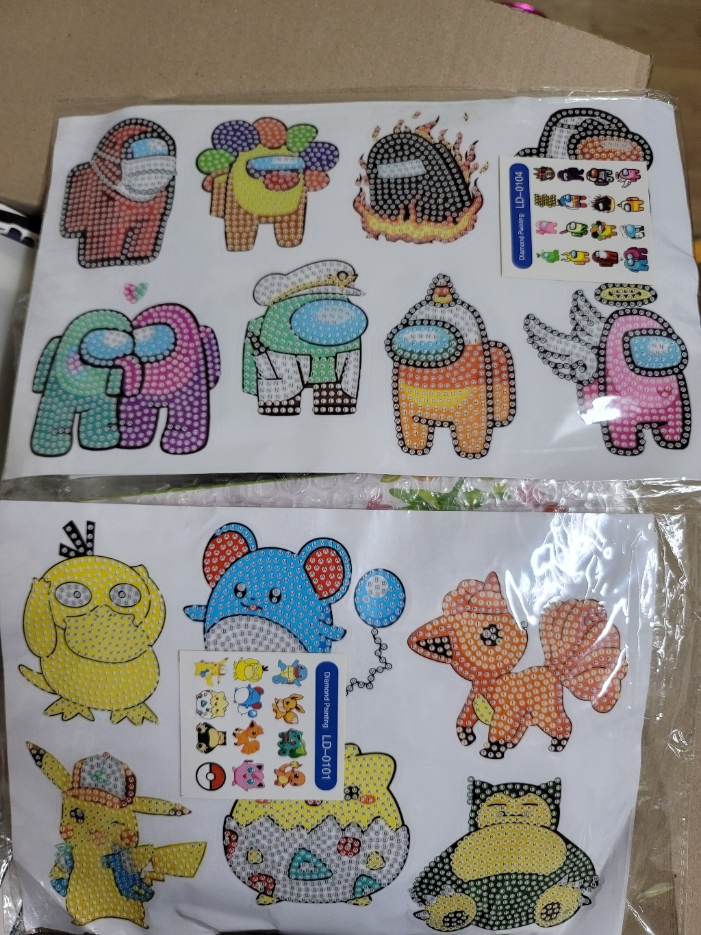 코코립스 집중력향상 어몽어스 보석십자수 리뷰 후기
