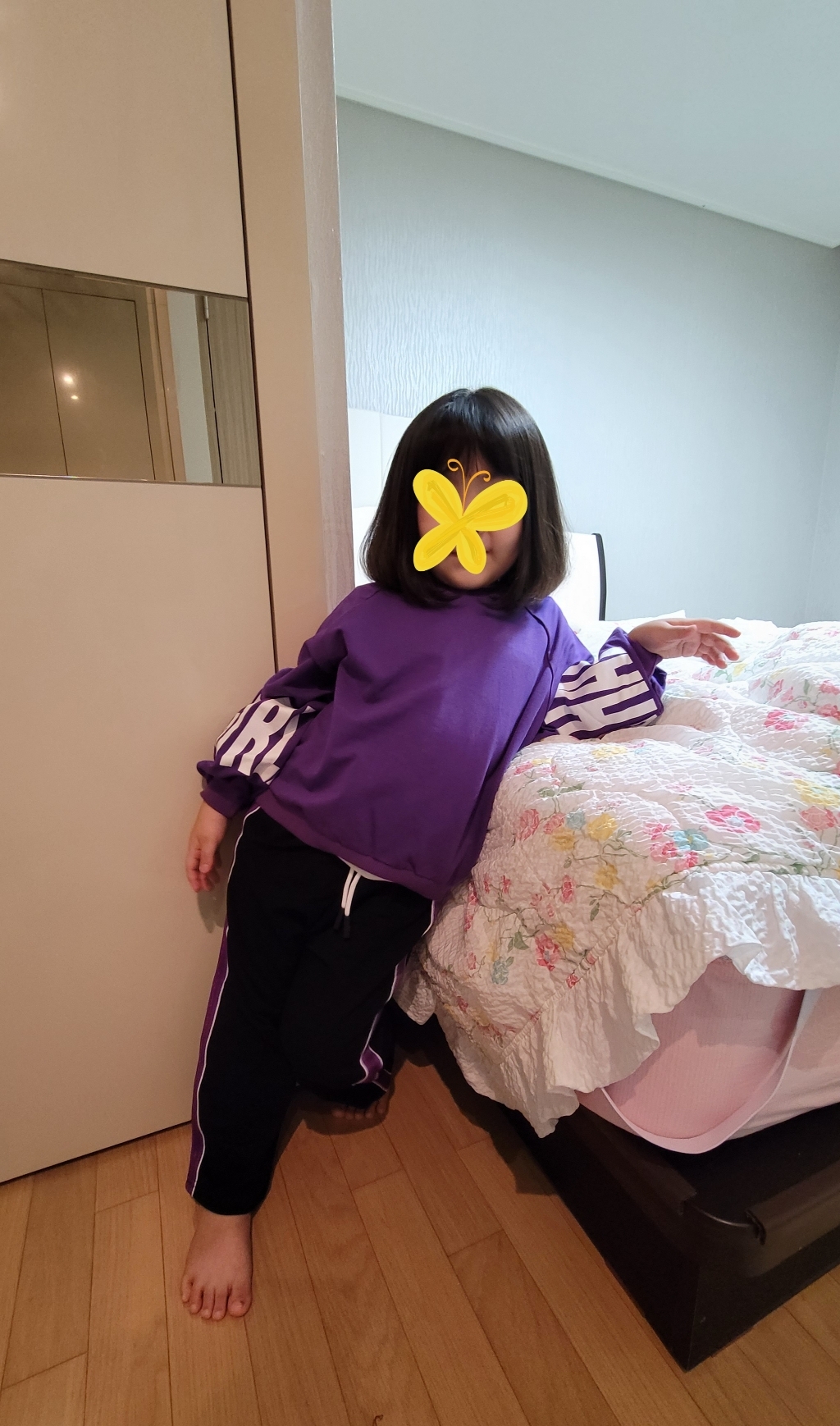 초등학생 여아용 봄가을 오버핏 트레이닝 상하복[1003] 리뷰후기