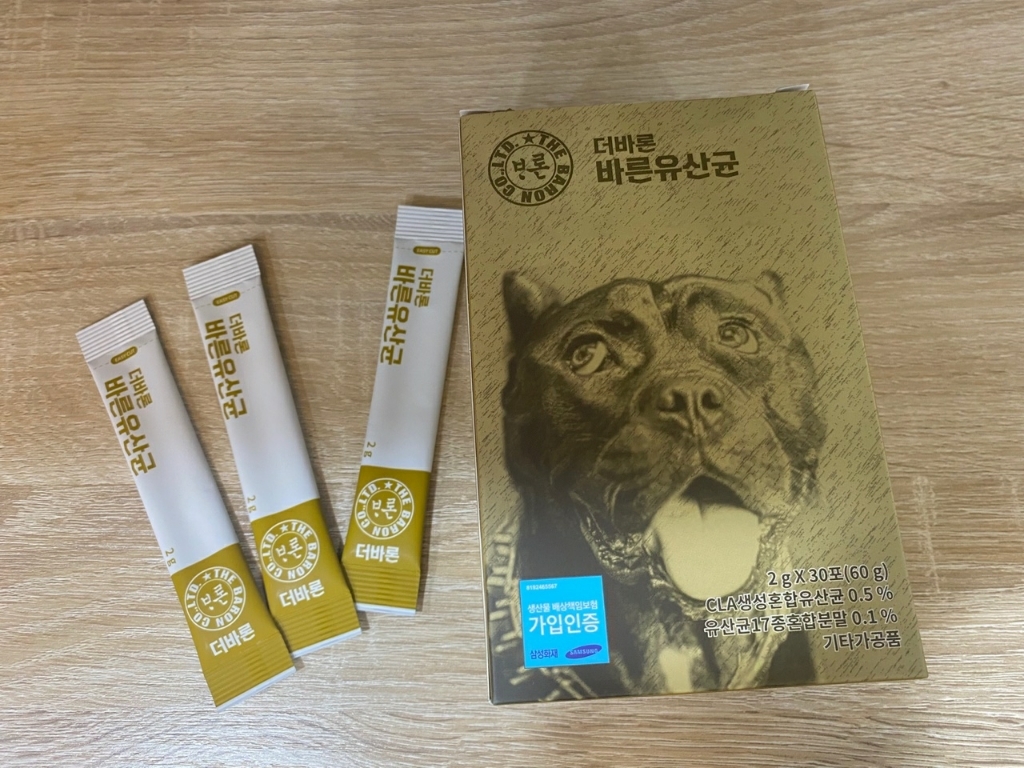 유산균 30포 더바론 바른유산균 프로바이오틱스 최강스 17종유산균 투입균수 10억 유산균 프로바이오틱스