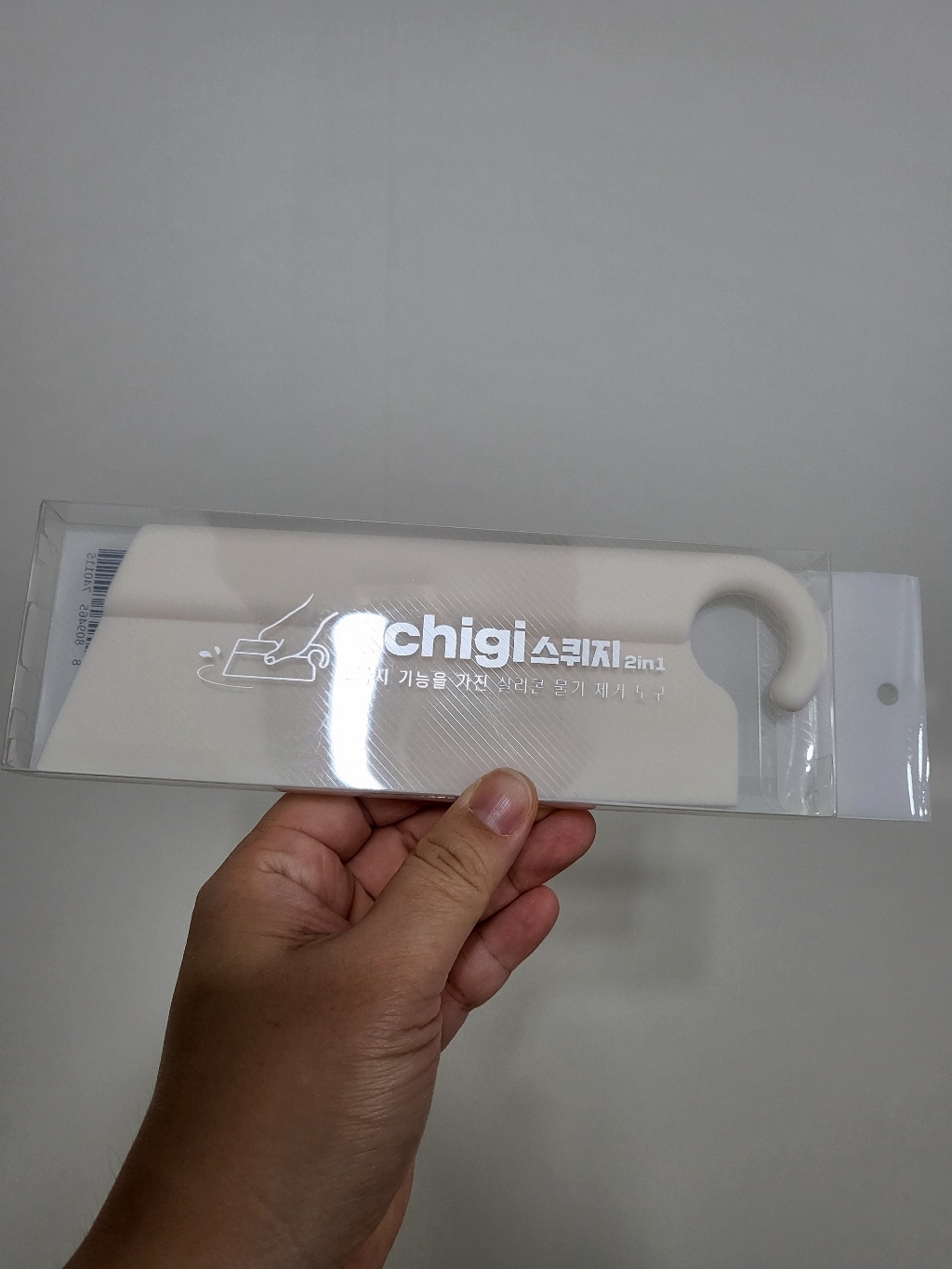 스치기 2 in 1 실리콘 핸드 스퀴지 화이트 리뷰후기