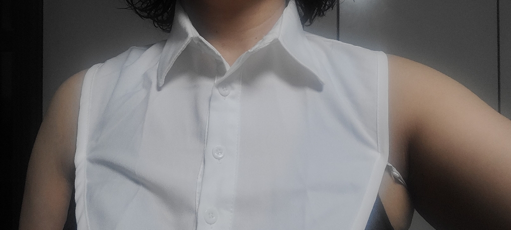 로로얼로이 넥 페이크카라 이너카라 여성 골프의류 골프패션