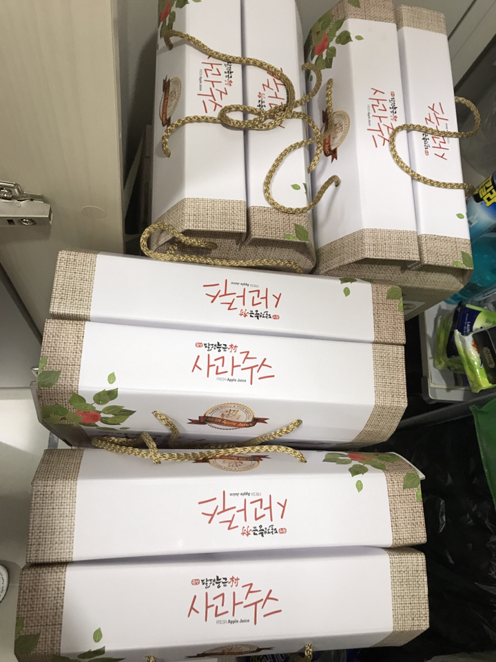 명품농원 문경 사과즙 저온착즙 주스 리뷰후기
