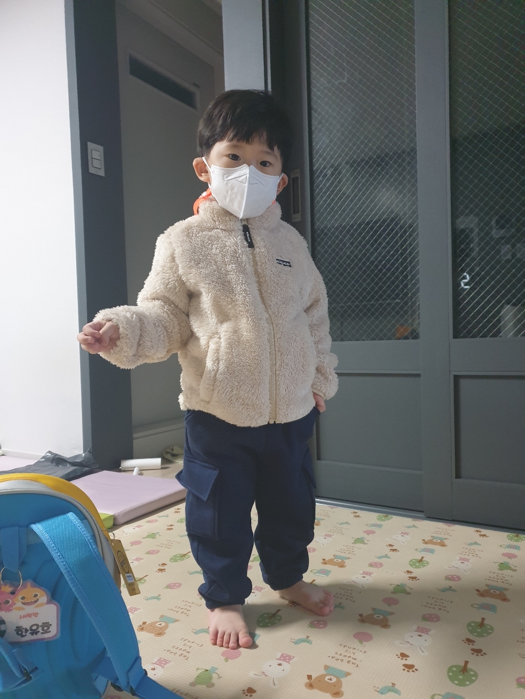 바브키즈 기모포켓조거팬츠