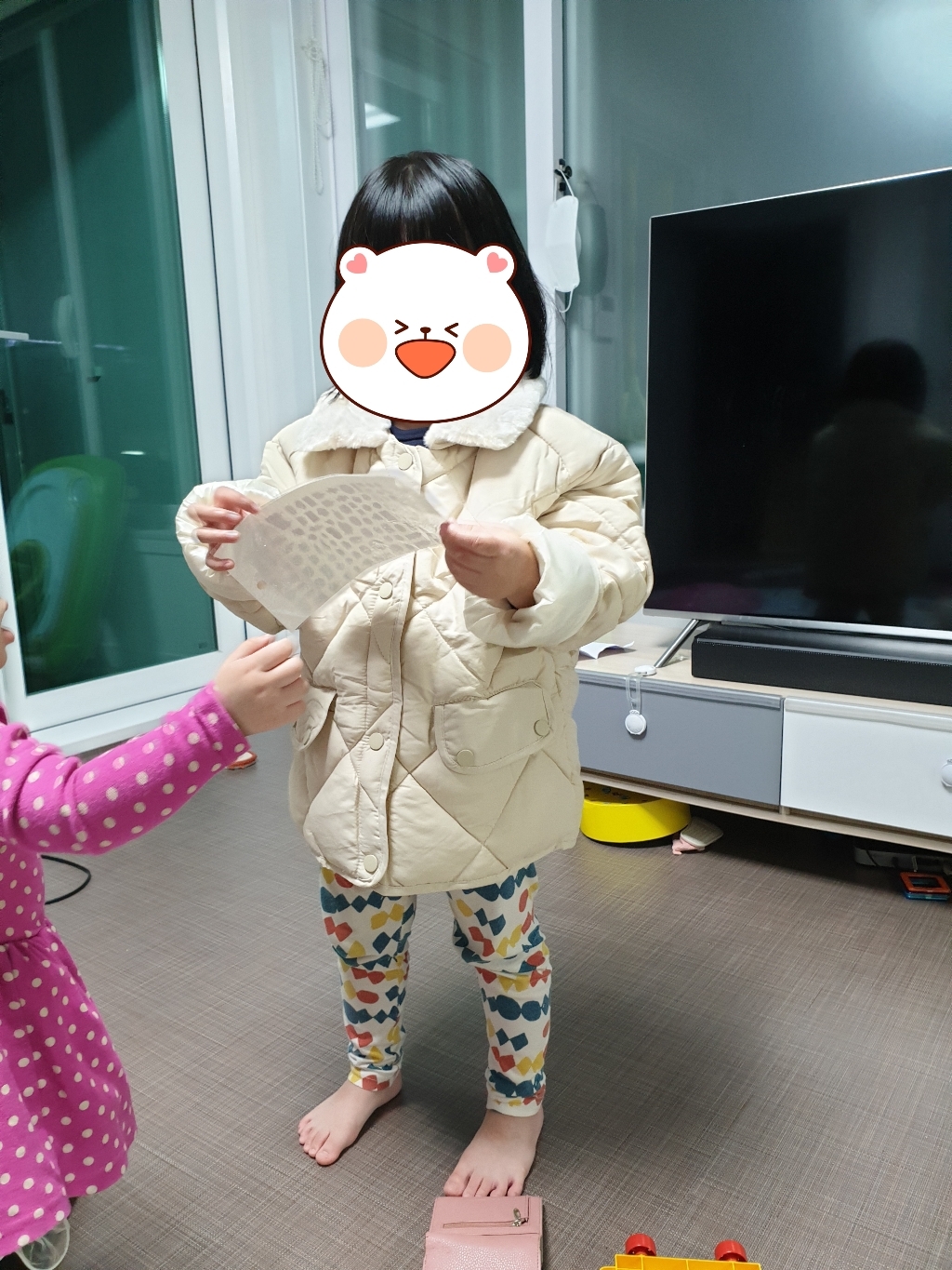 로로샤 아동용 어스 패딩점퍼 사은품 랜덤발송