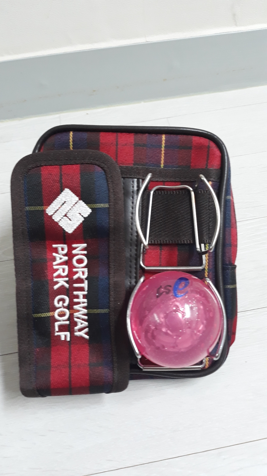 일본 노스웨이 파크골프 전용 허리 파우치 파크골프공 생수통 수납