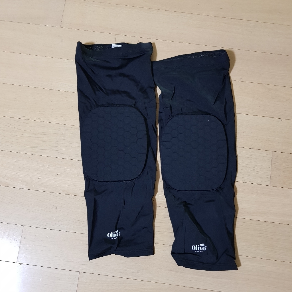올리보 농구 슬레이브 벌집 무릎보대 SV롱블랙 X