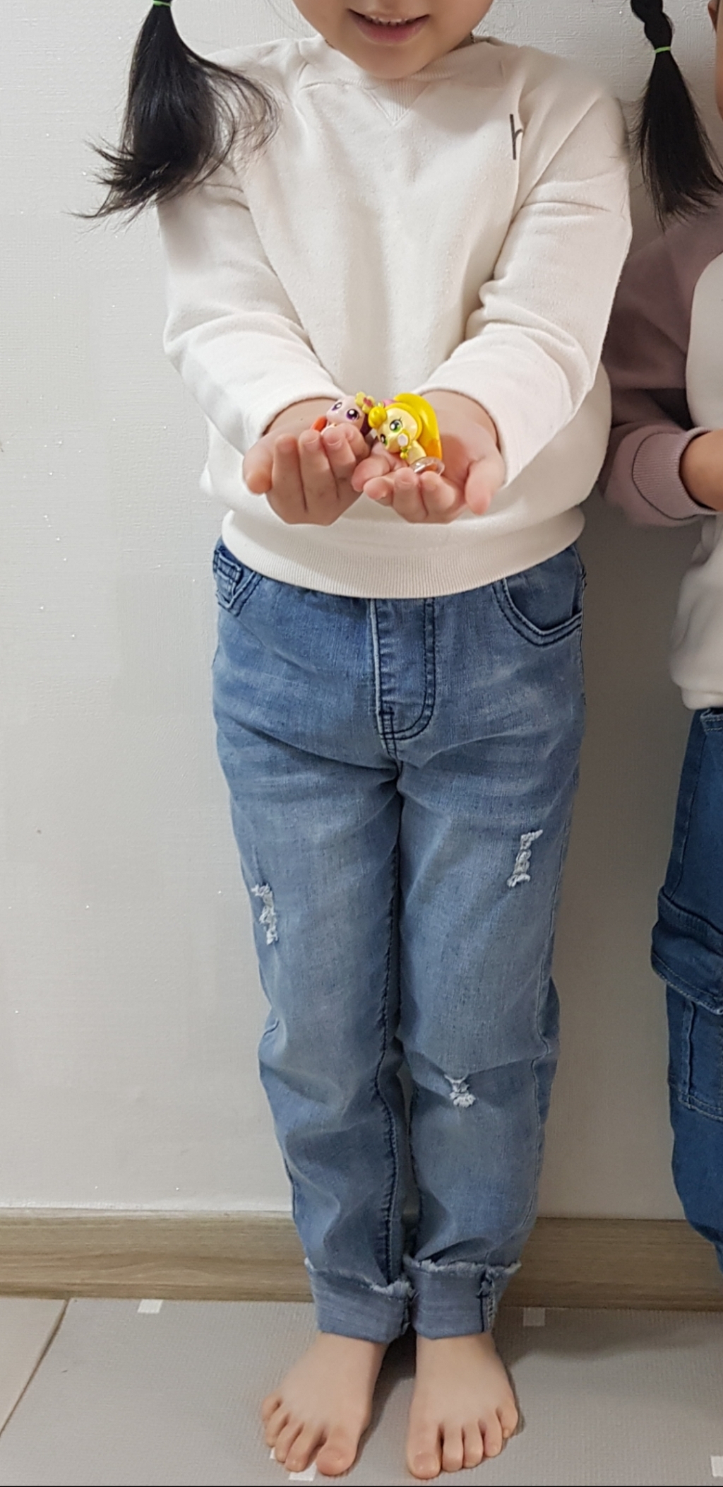 꼰띠키즈 아동용 절개알 청바지