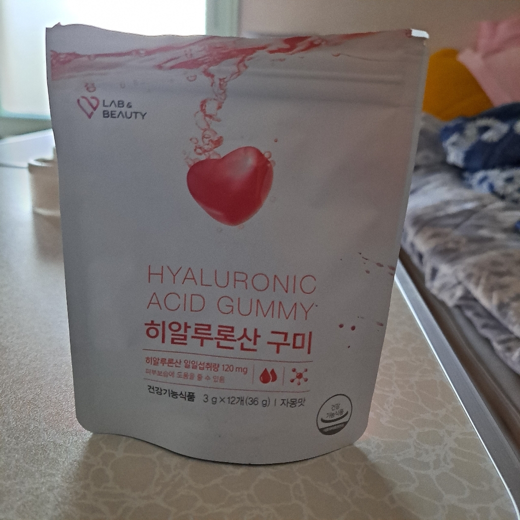 [랩앤뷰티] 히알루론산 식물성 펙틴 구미 3개입 리뷰후기