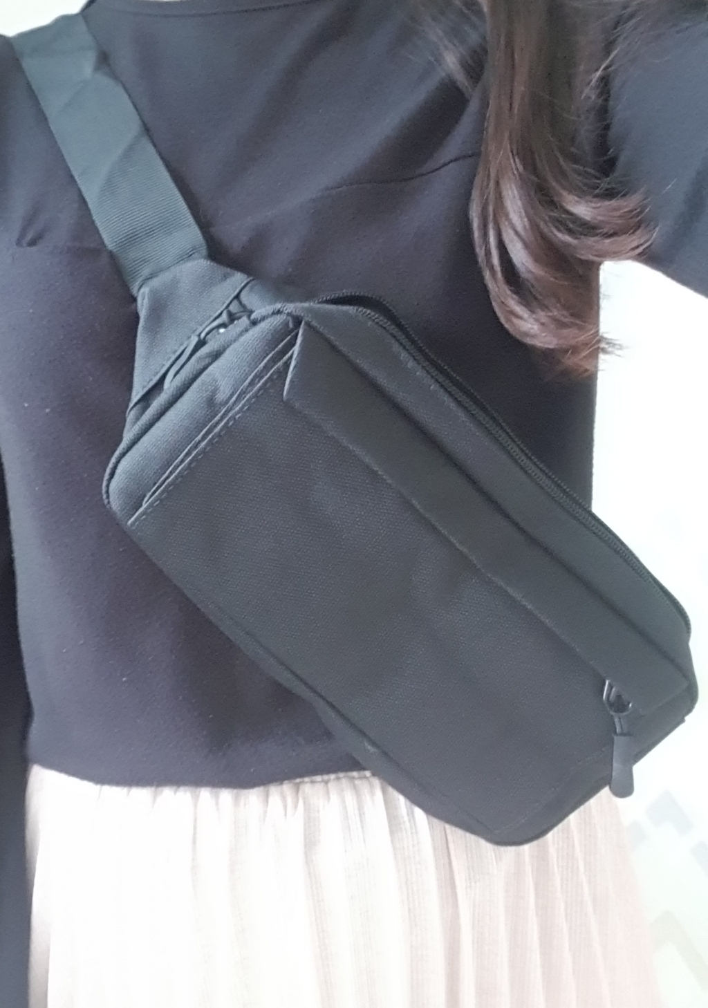 [오늘출발!!] 룡샵 2세대 프리미엄 심플 미니 힙색 힙백 허리 어깨 쌕 색 방수 스포츠 운동 조깅 핸드폰 가슴 미니 남자 돈 웨이스트 메신저 크로스 슬링백 초등 러닝 배달 물병