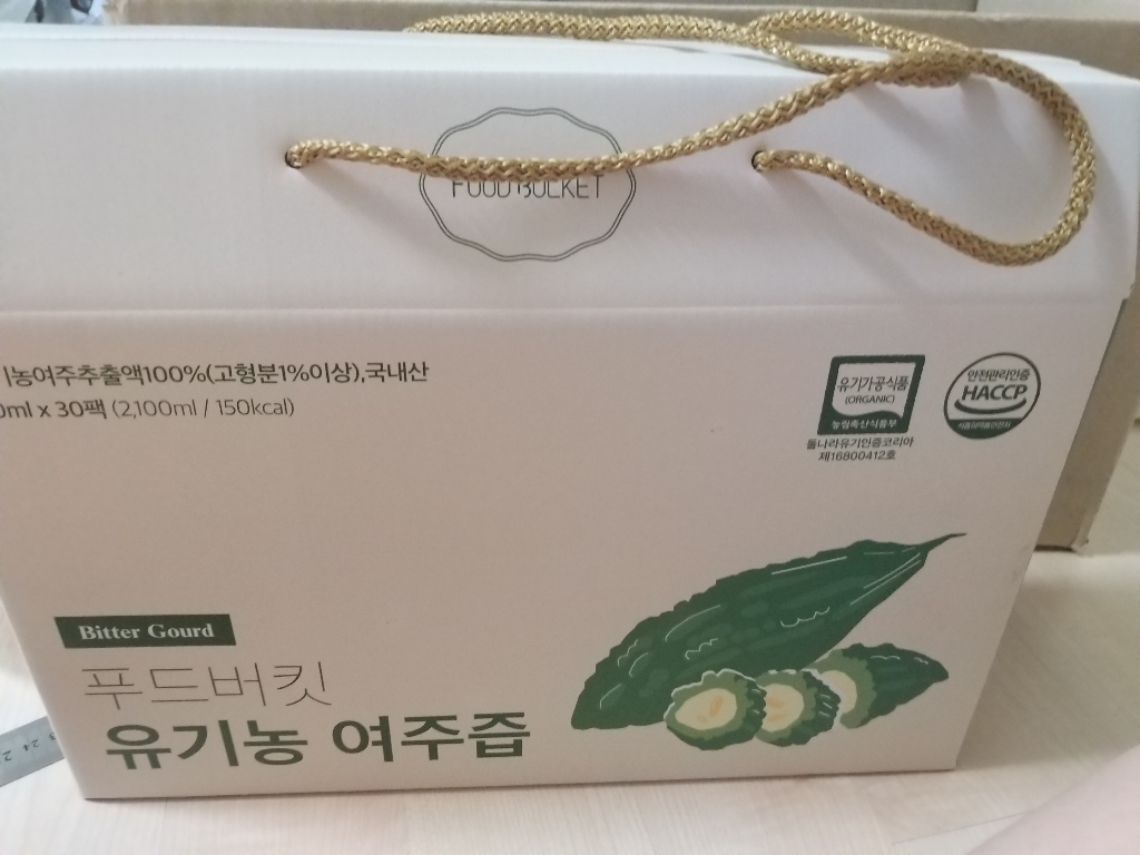 푸드버킷 유기농 여주즙 리뷰후기