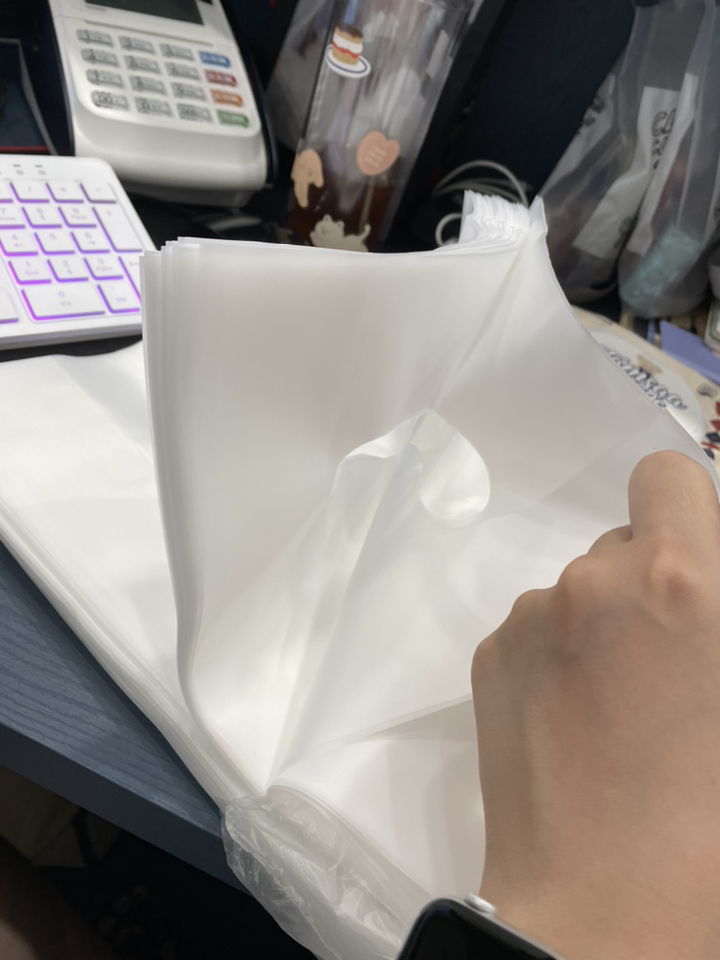 바이올키지 HD반투명링 쇼핑백 소 100장