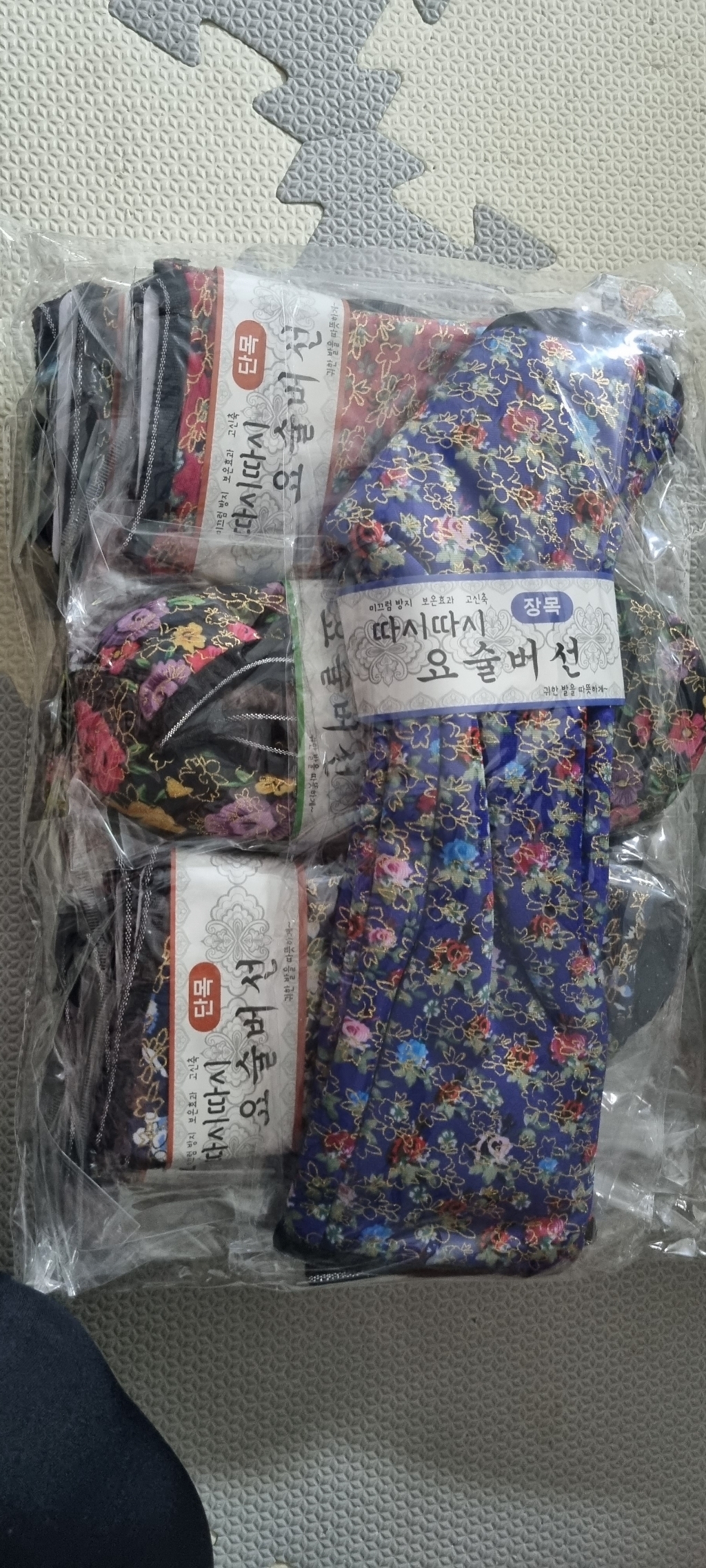[TV홈쇼핑정품 인포벨]따시 따시 지압 요술버선 8켤레 16켤레 여성 남성 방한 버선 양말 꽃 덧신