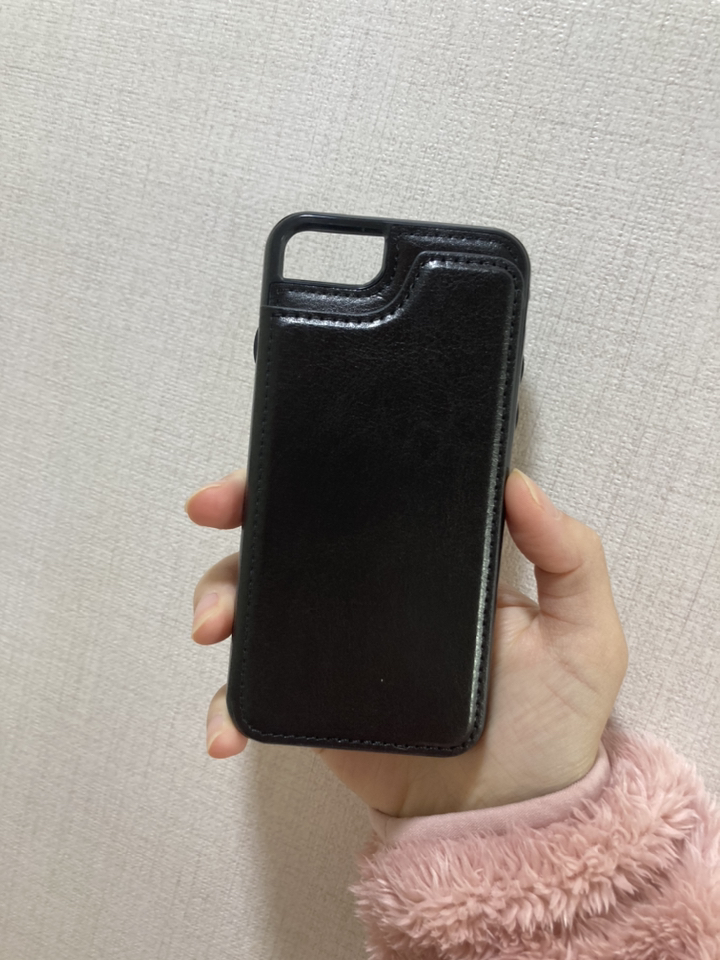 하루글림 슬림 리어 가죽 카드지갑 휴대폰 케이스