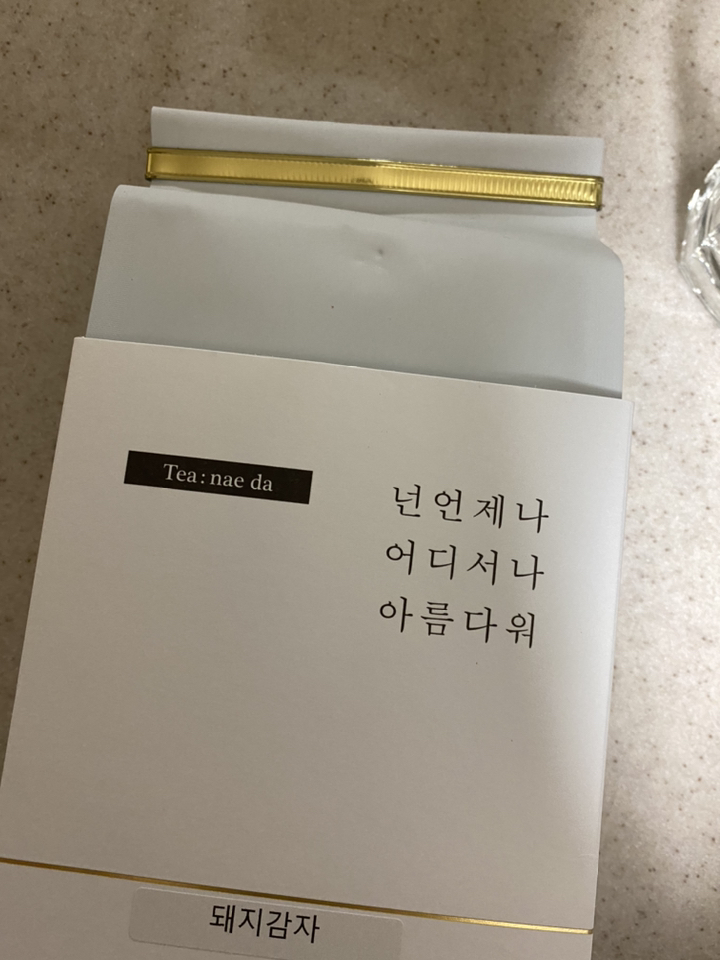 티내다 돼지감자차 삼각티백