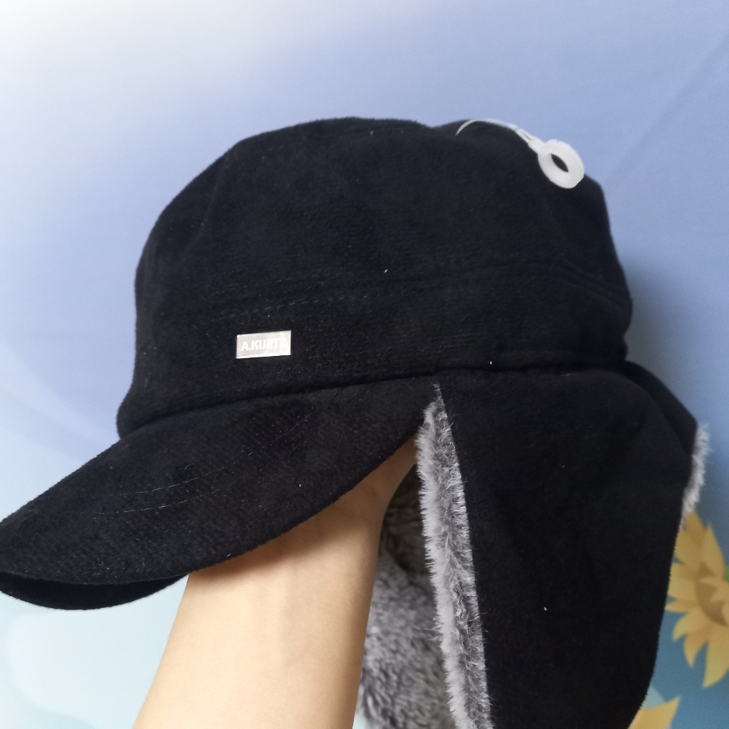 라파클럽 스웨이드 군모 털모자 귀달이 겨울모자